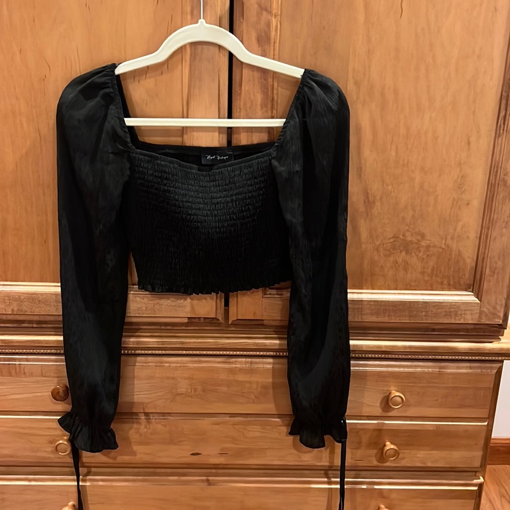 Hazel Boutique Black Long Sleeve Top